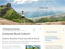 Tablet Screenshot of celebratebrazil.com